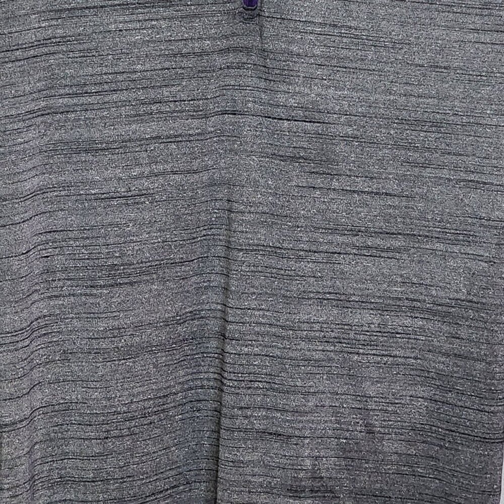 Levelwear Heather Grey w/Purple LS and Collar Poly Univ. of Washington Shacket M - Picture 3 of 16